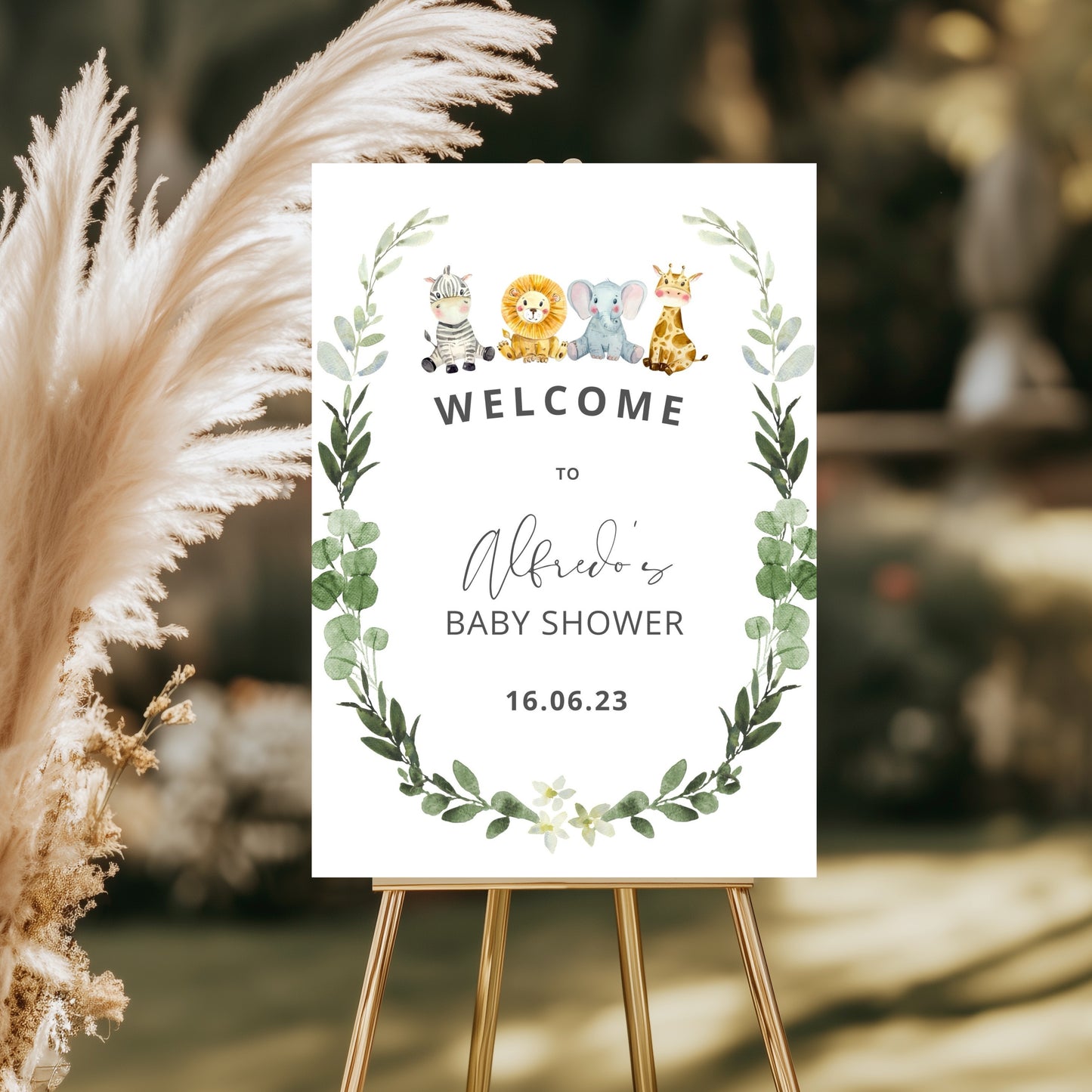 Baby Shower welcome board