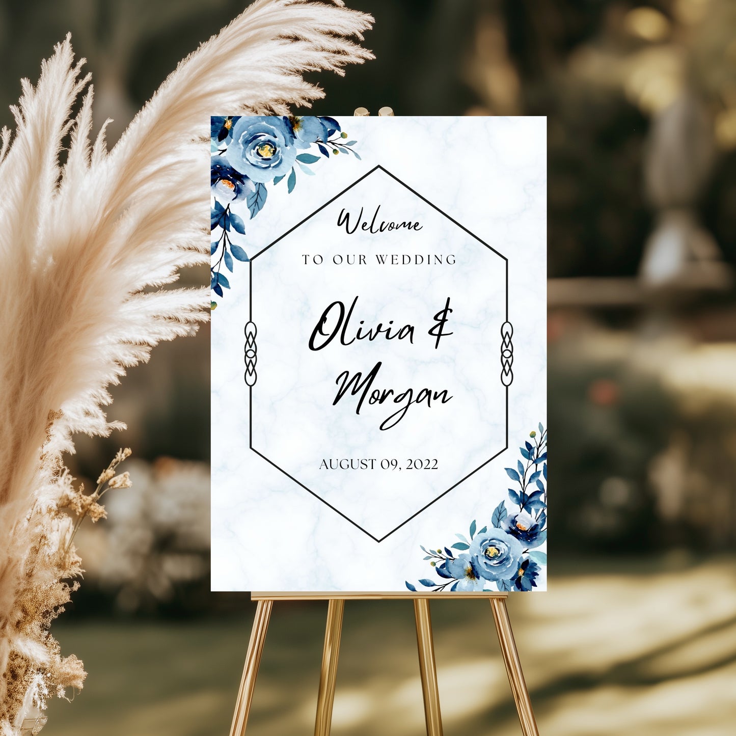 Wedding welcome board
