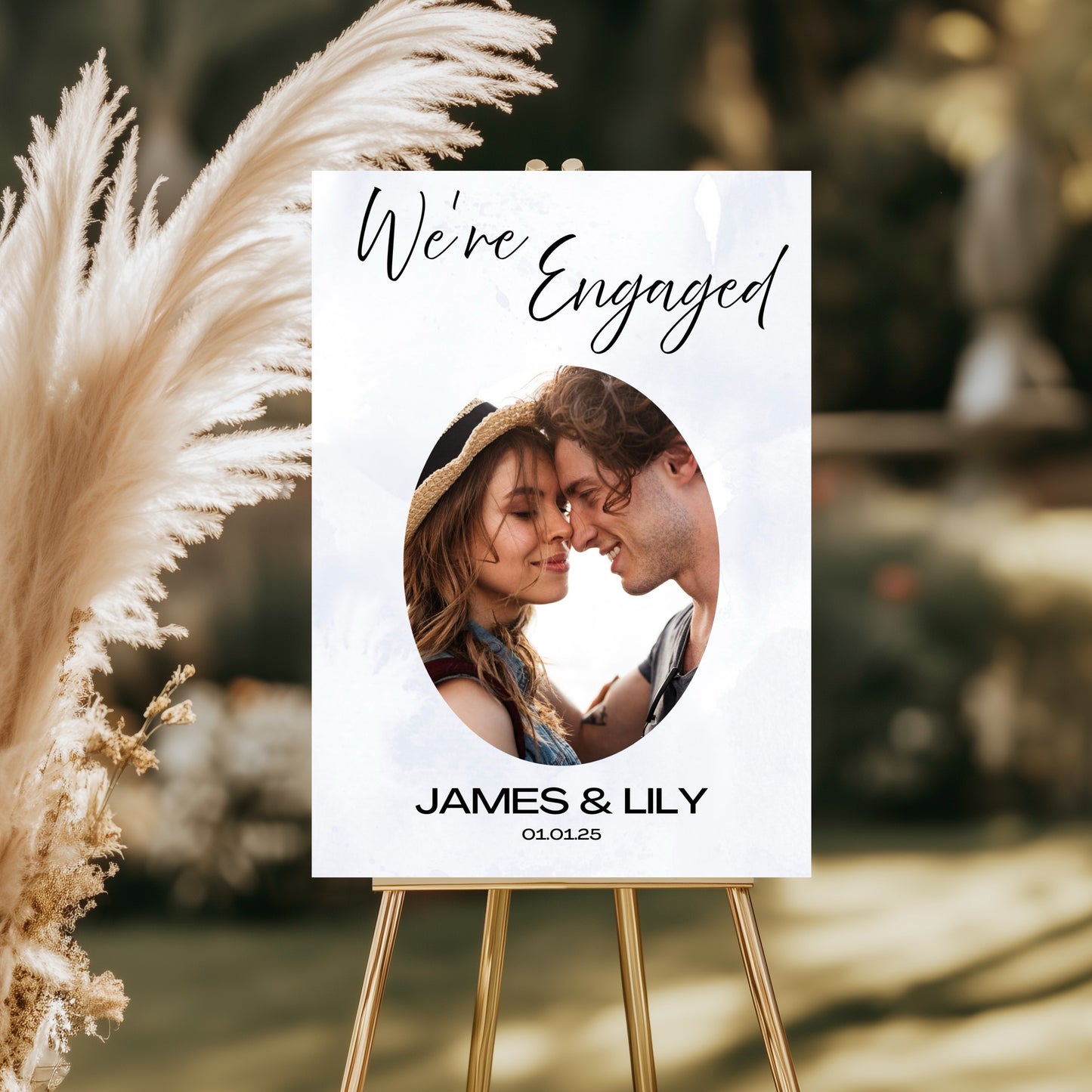 Engagement welcome board