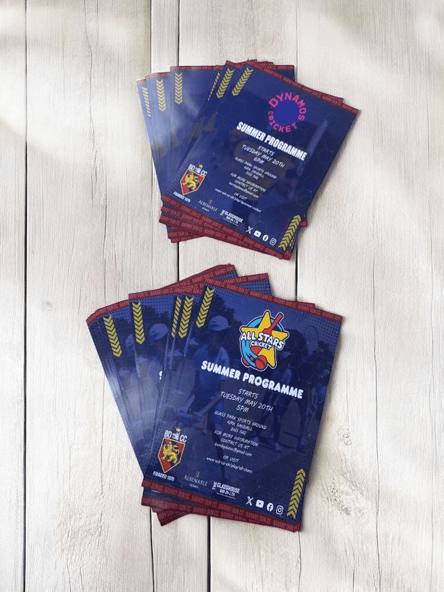 1000 double sided A5 flyers