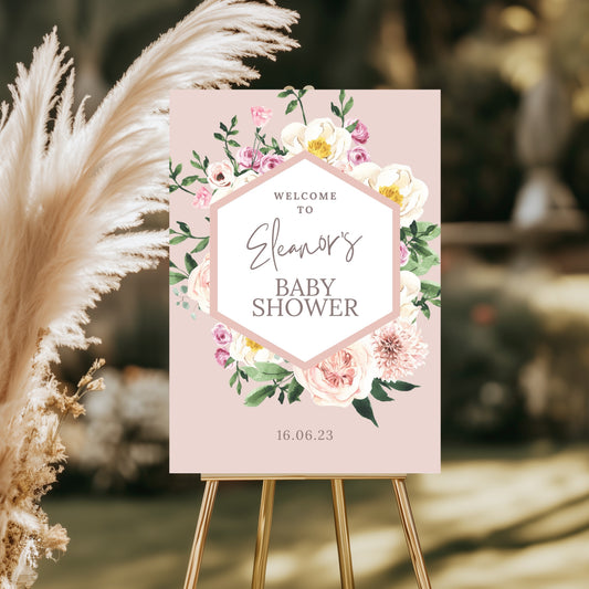 Baby Shower welcome board