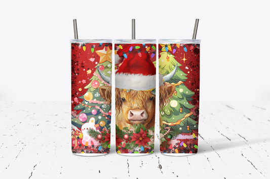 Christmas printed tumbler