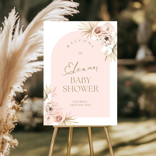 Baby Shower welcome board