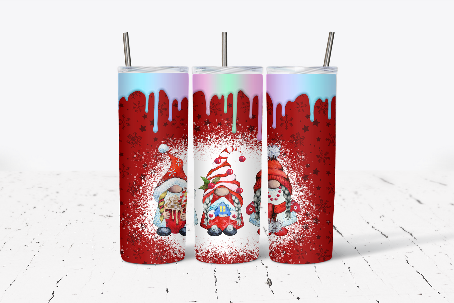 Christmas printed tumbler