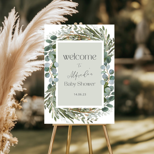 Baby Shower welcome board