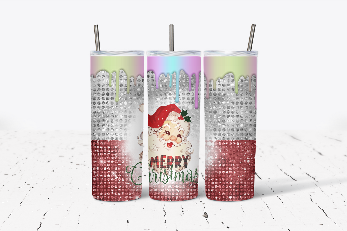 Christmas printed tumbler