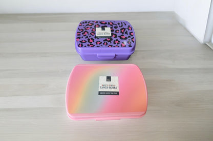 Girls printed lunch box