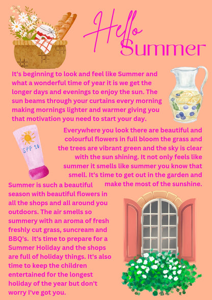 POM Summer planner PRE ORDER