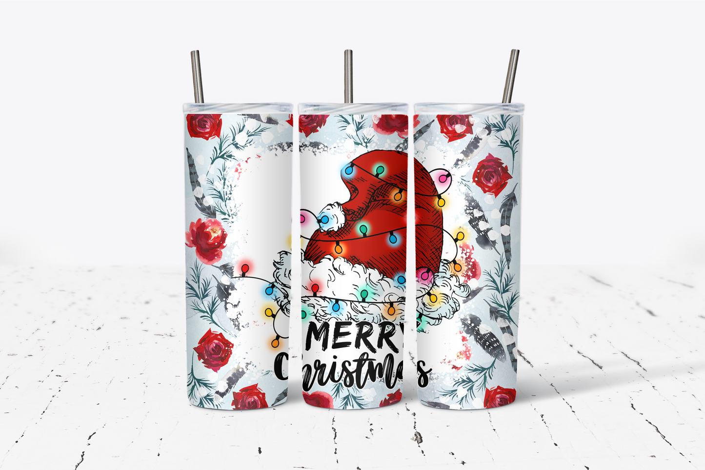 Christmas printed tumbler