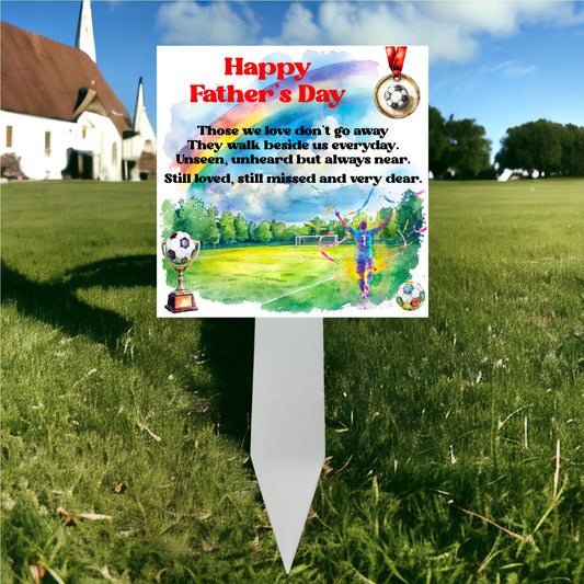Father's day grave marker