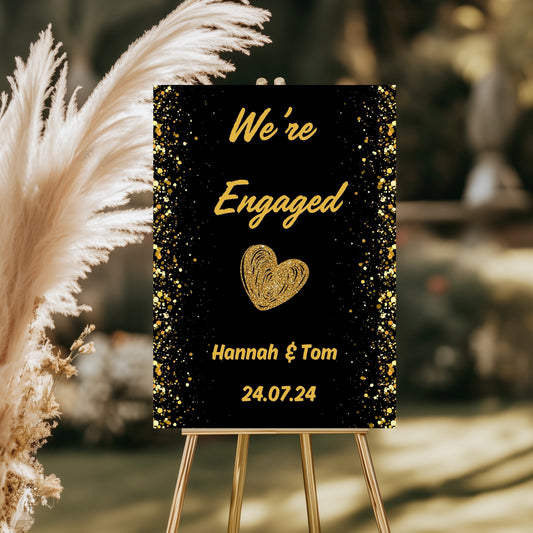 Engagement welcome board