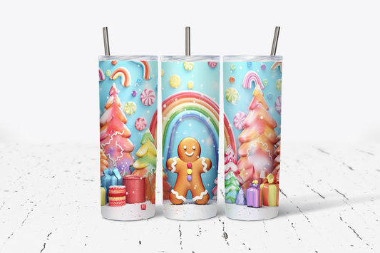 Christmas printed tumbler