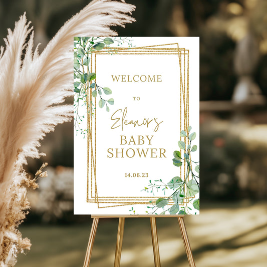 Baby Shower welcome board