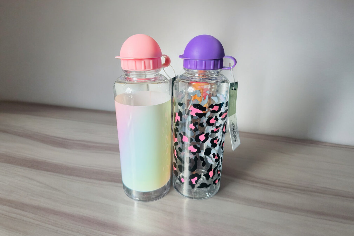 Girls printed water bottle