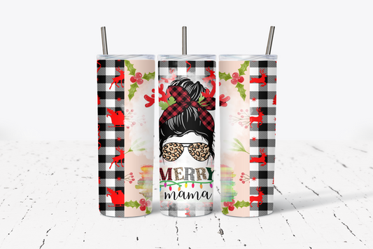 Christmas printed tumbler