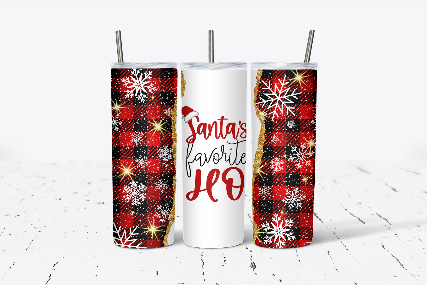 Christmas printed tumbler