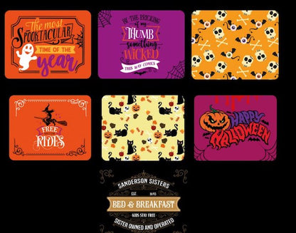 Halloween Place Mat Designs 1