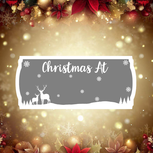 Personalised Christmas Sign