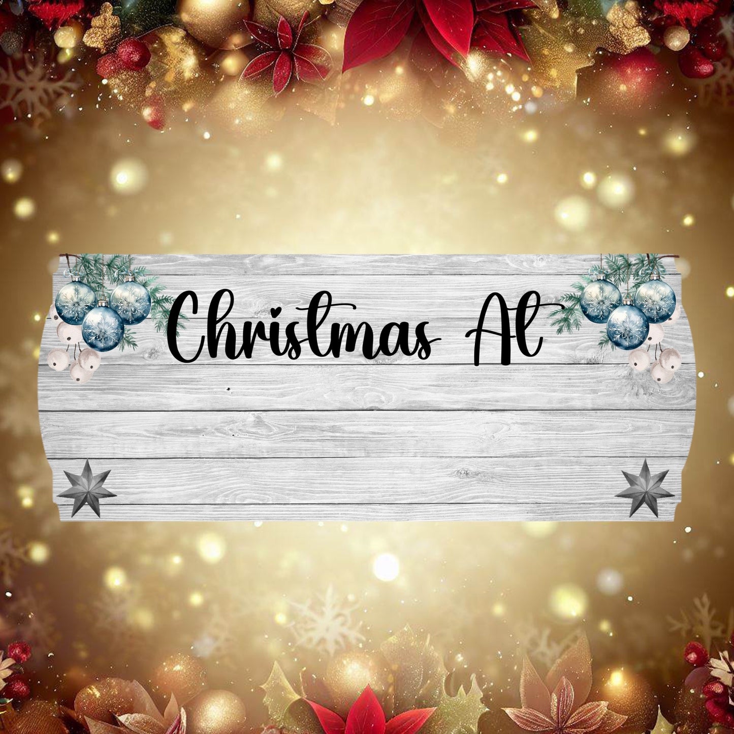 Personalised Christmas Sign