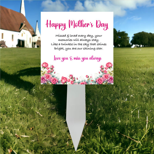 Mother's Day Grave Marker