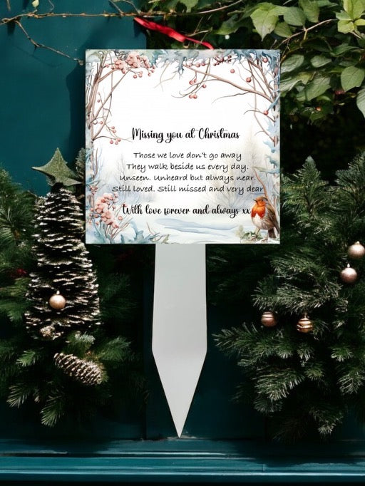 Christmas Grave Marker