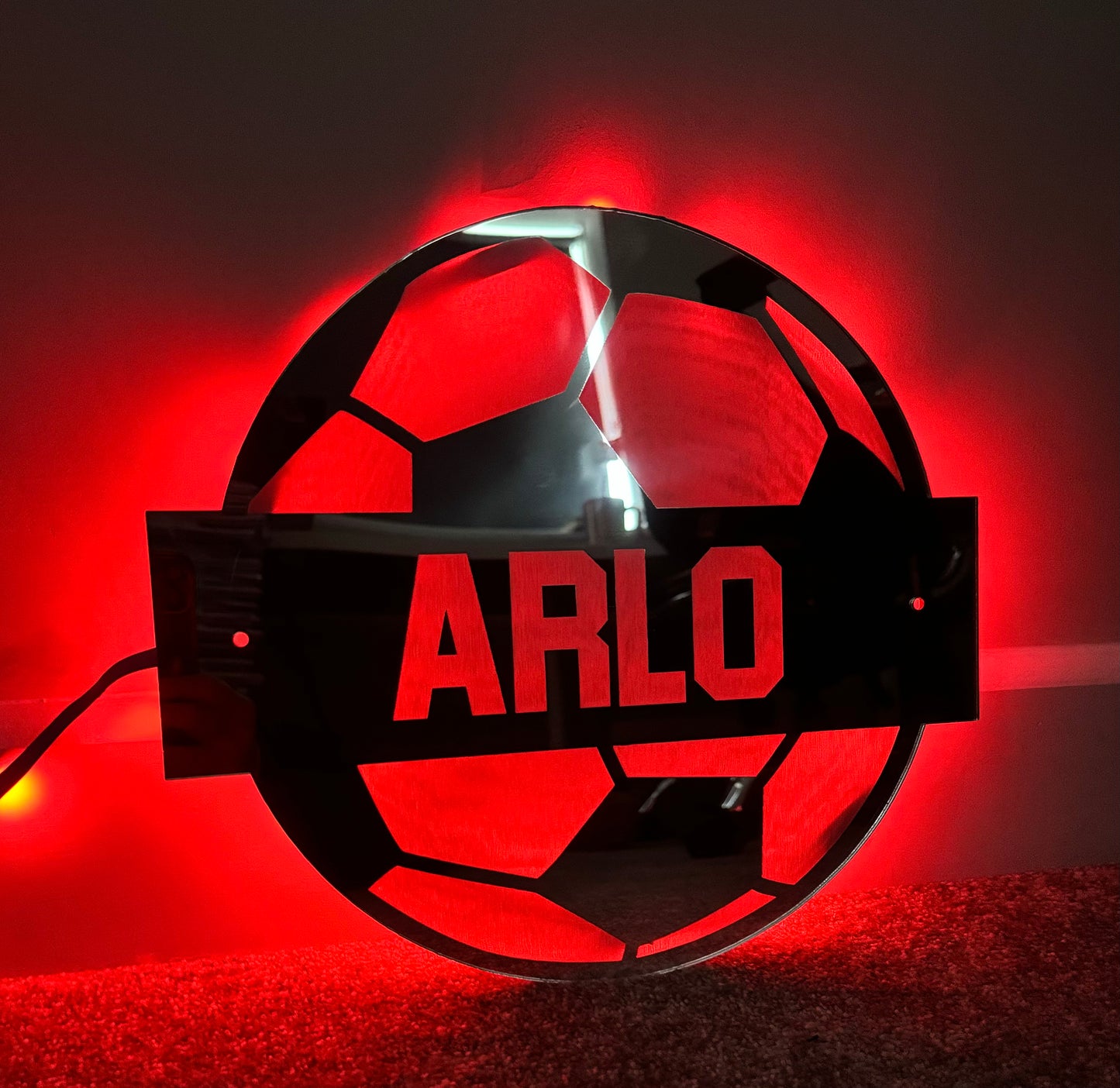 LED football sign