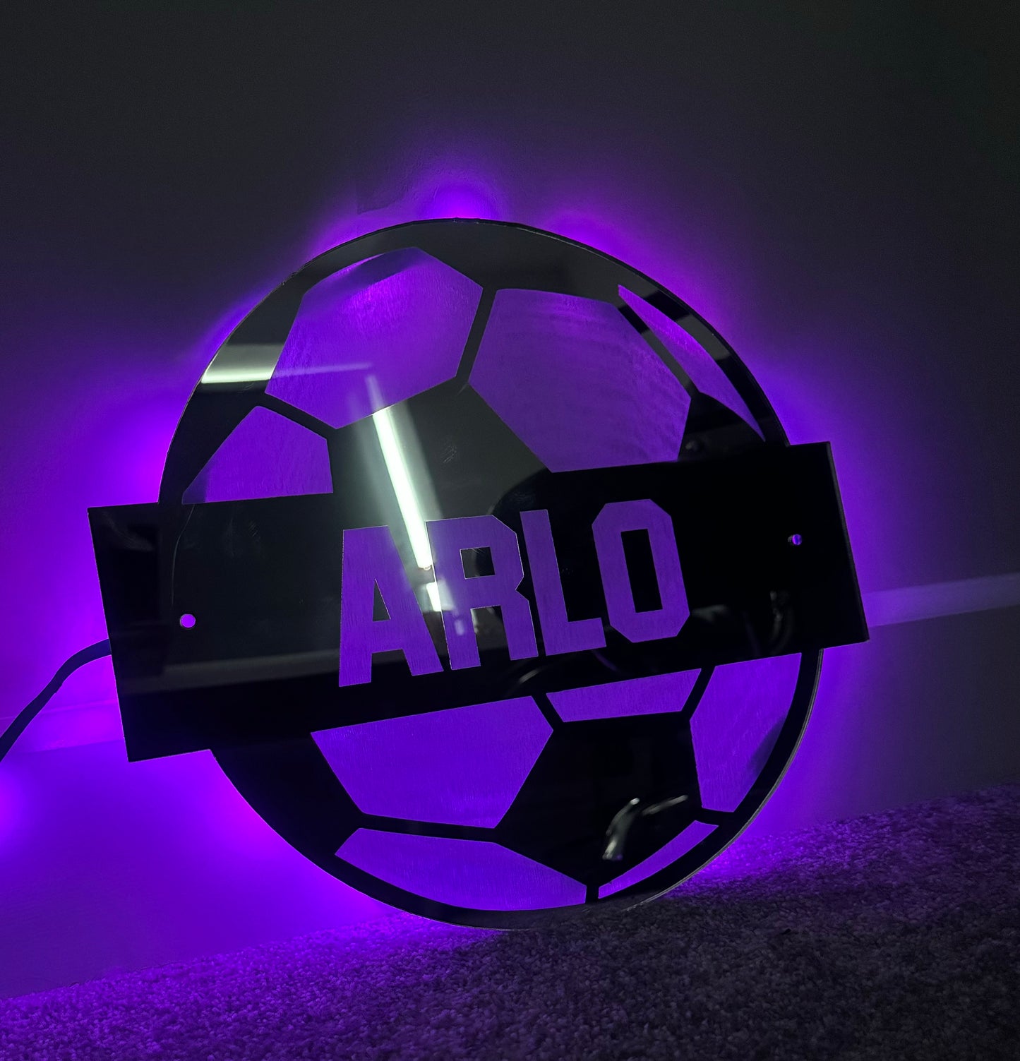 LED football sign