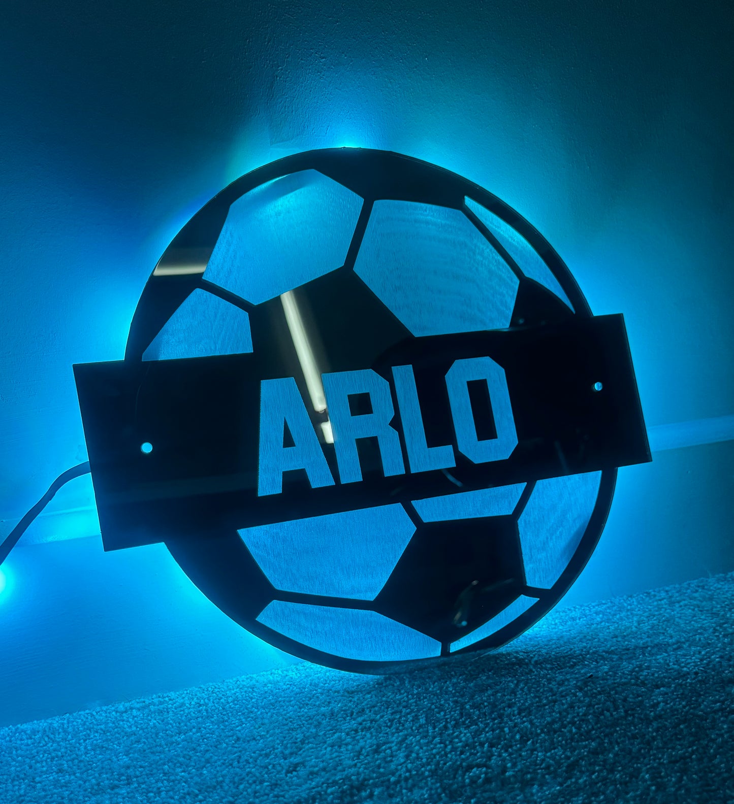 LED football sign