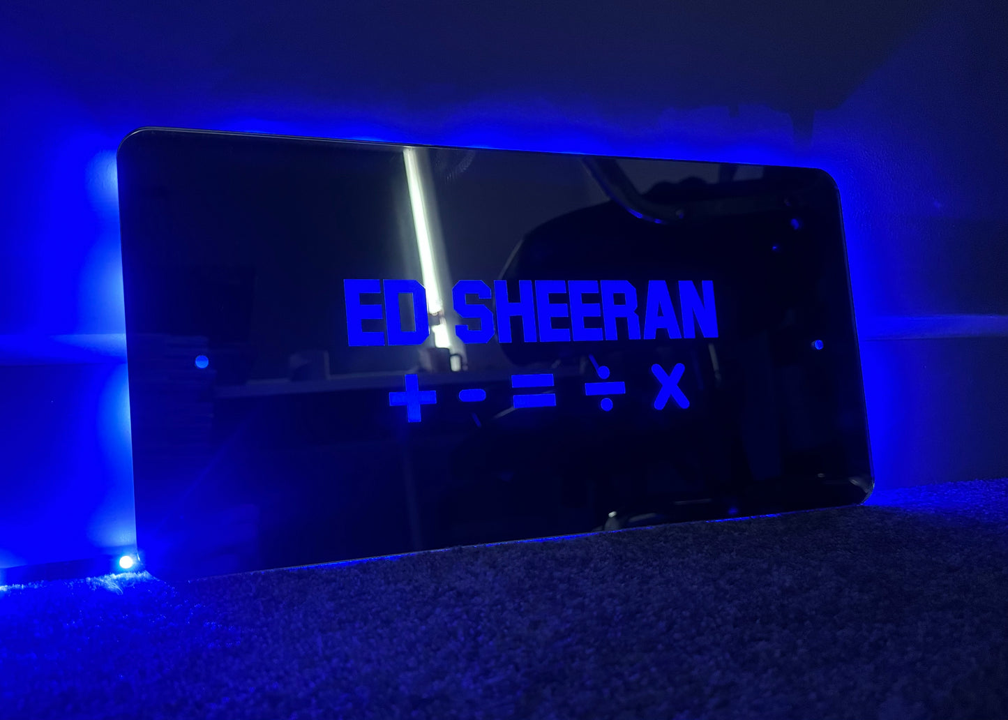 Custom LED mirror sign