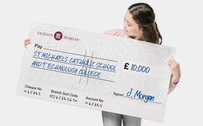 Giant cheque